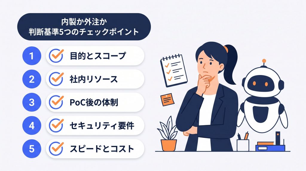 判断基準5つのチェックポイント