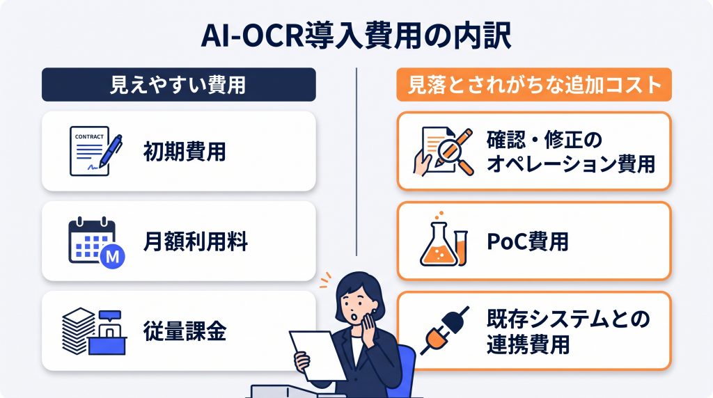 見落とされがちな追加コスト